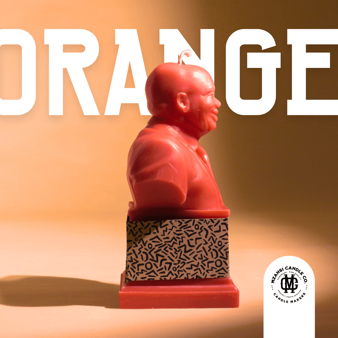 JZ uBaba – Orange - Mzansi Candle Co.