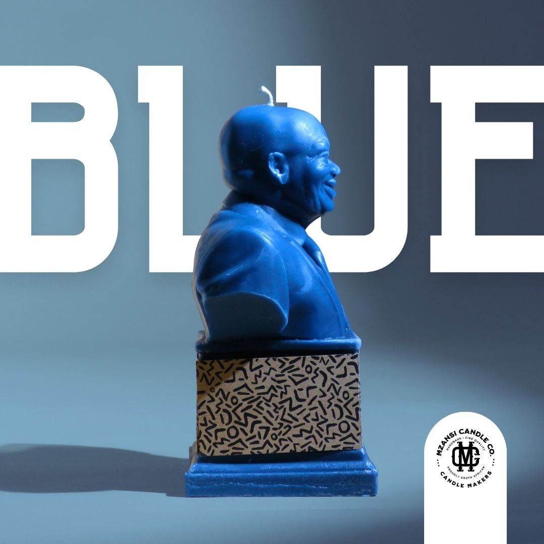 JZ uBaba – Blue - Mzansi Candle Co.