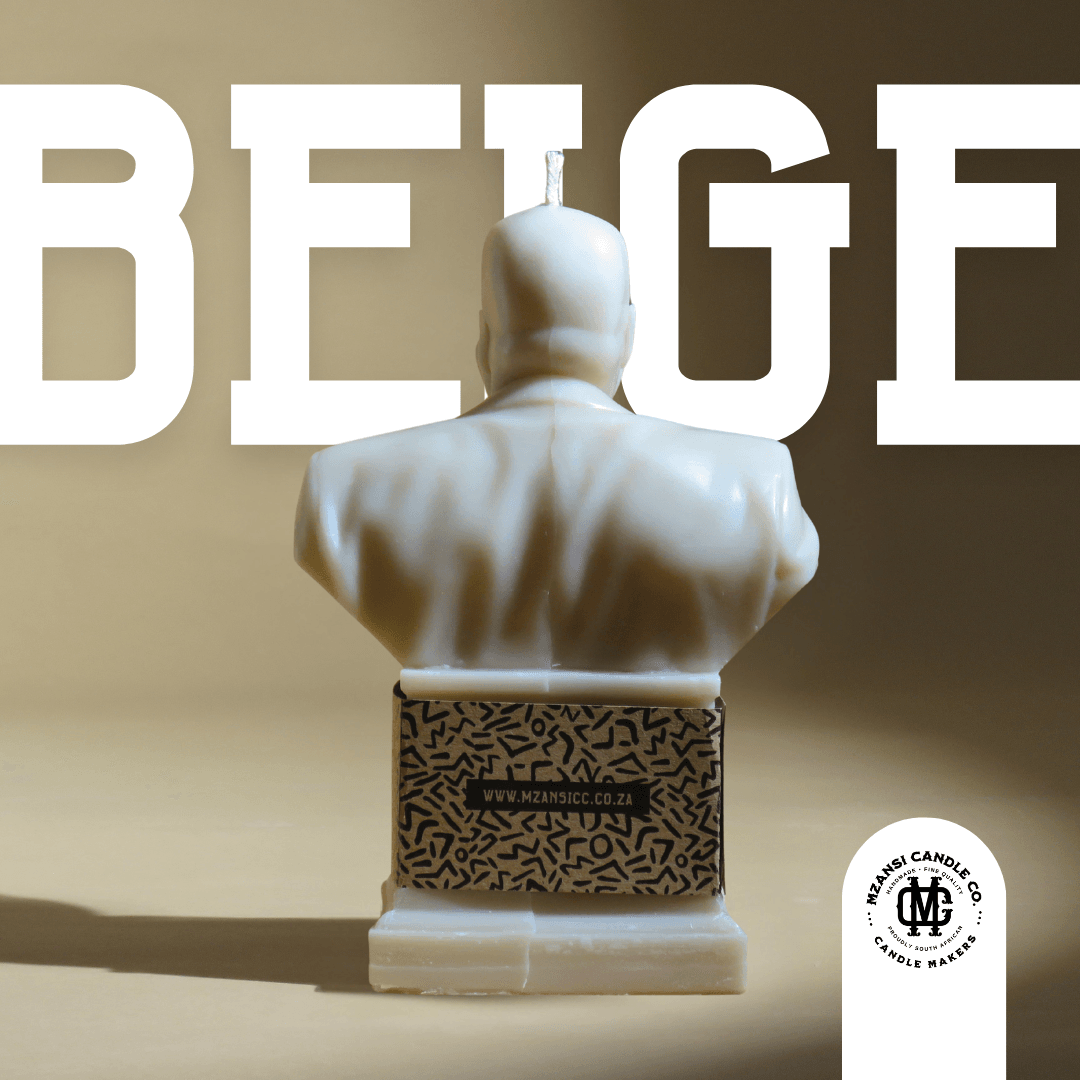 JZ uBaba - Beige - Mzansi Candle Co.