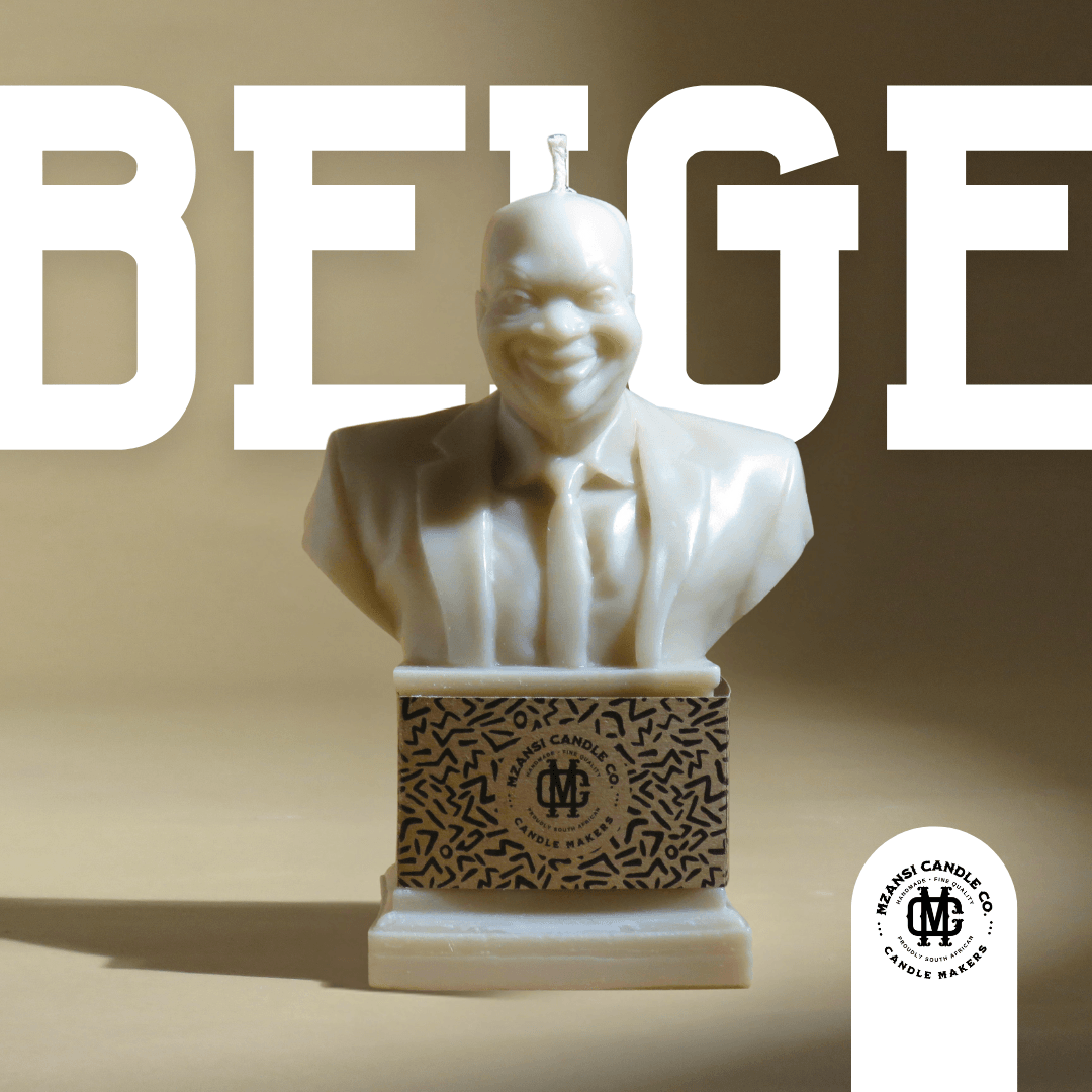 JZ uBaba - Beige - Mzansi Candle Co.