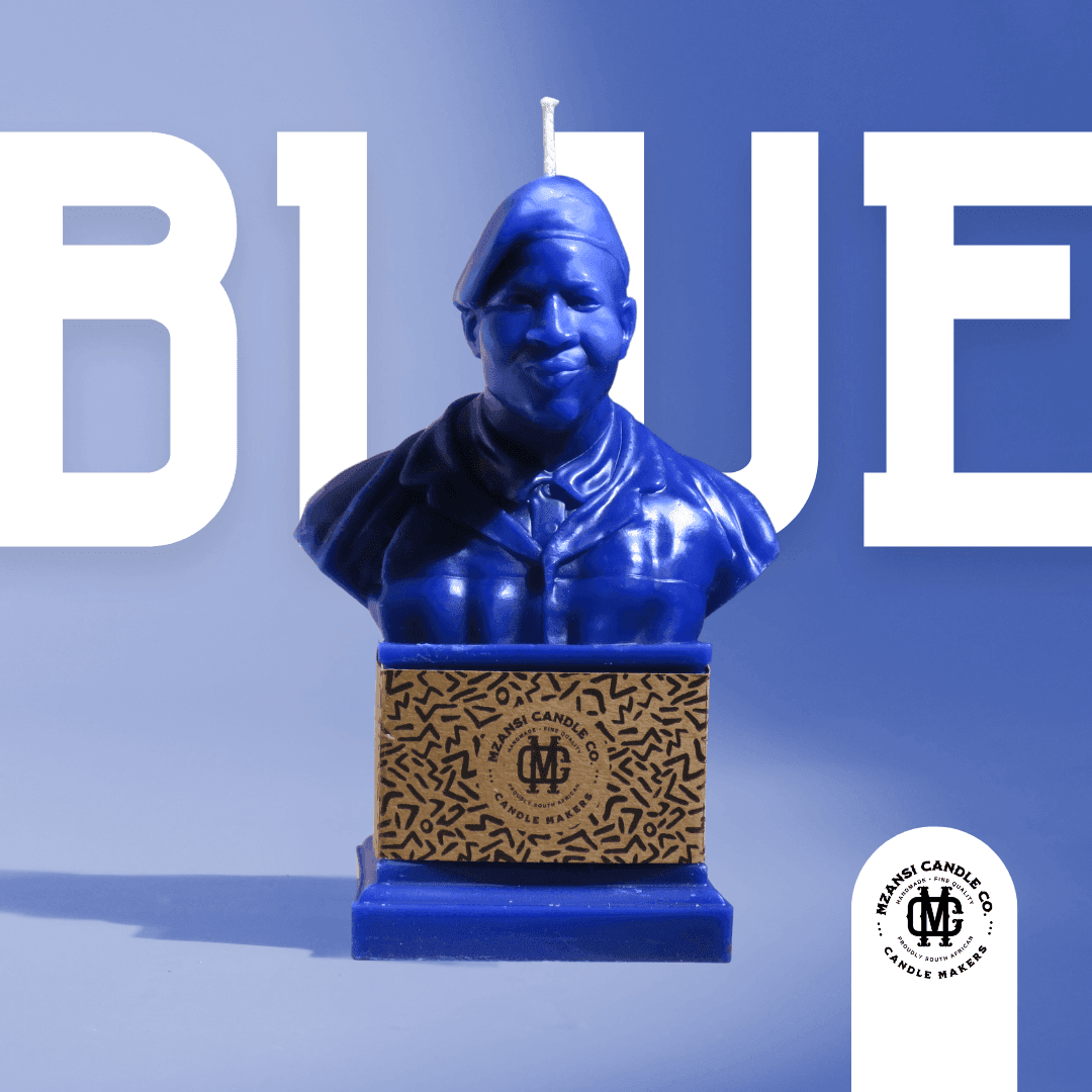 Chief – Blue - Mzansi Candle Co.