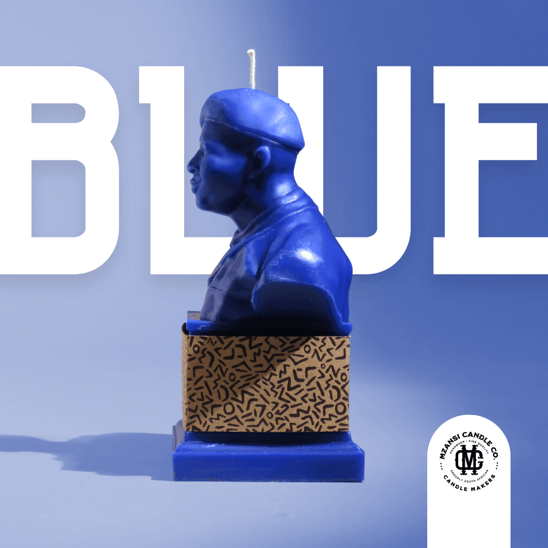 Chief – Blue - Mzansi Candle Co.