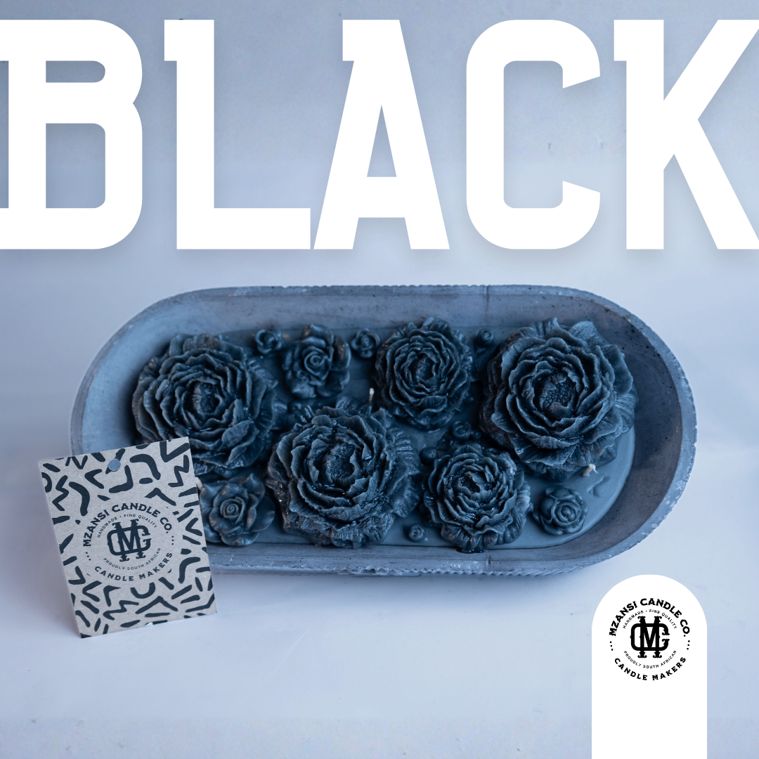 Flower Bouquet Bowl (Rose/Peony) Black - Oud opulence