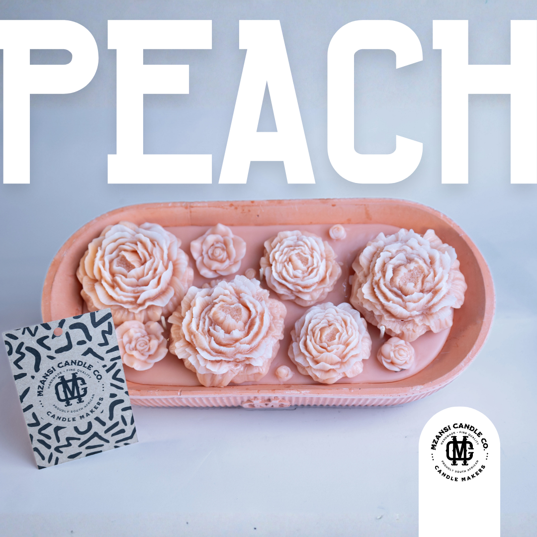 Flower Bouquet Bowl (Rose/Peony) Peach - vanilla, coconut & musk