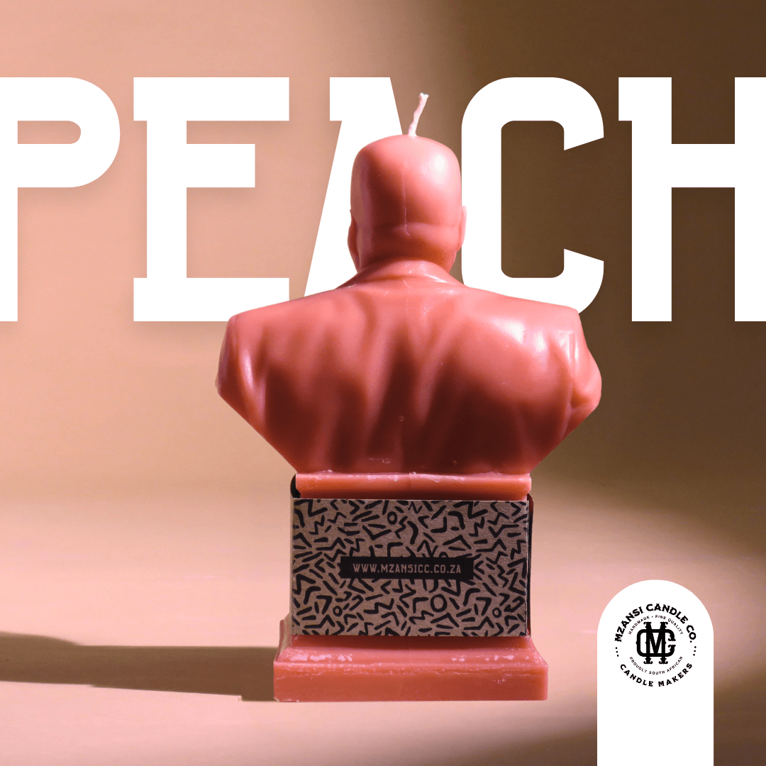 JZ uBaba – Peach - Mzansi Candle Co.