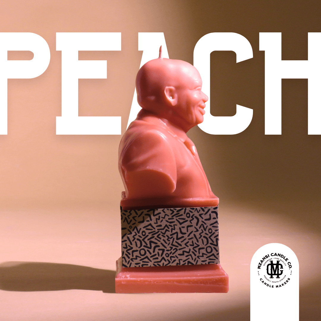 JZ uBaba – Peach - Mzansi Candle Co.