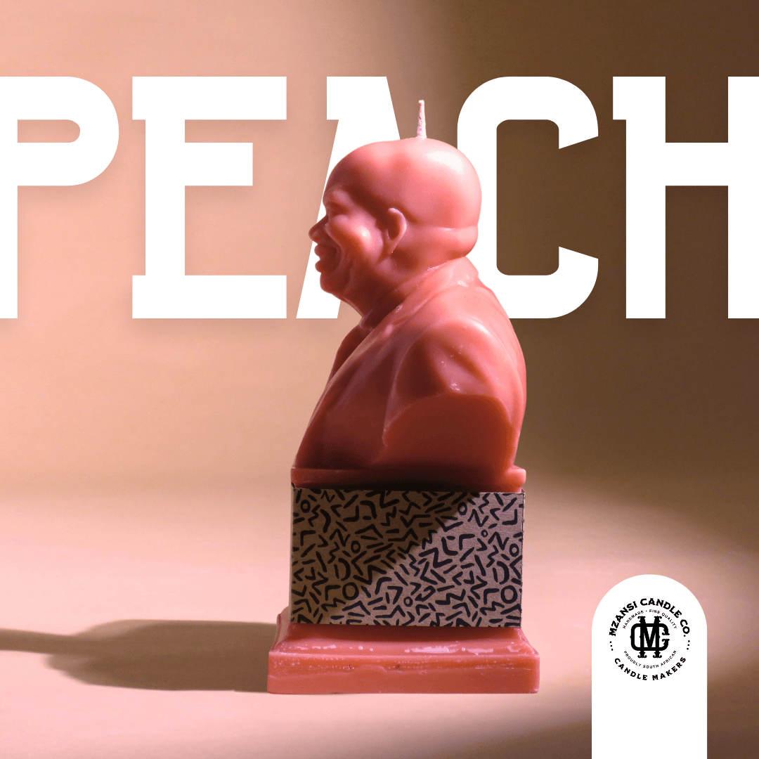 JZ uBaba – Peach - Mzansi Candle Co.